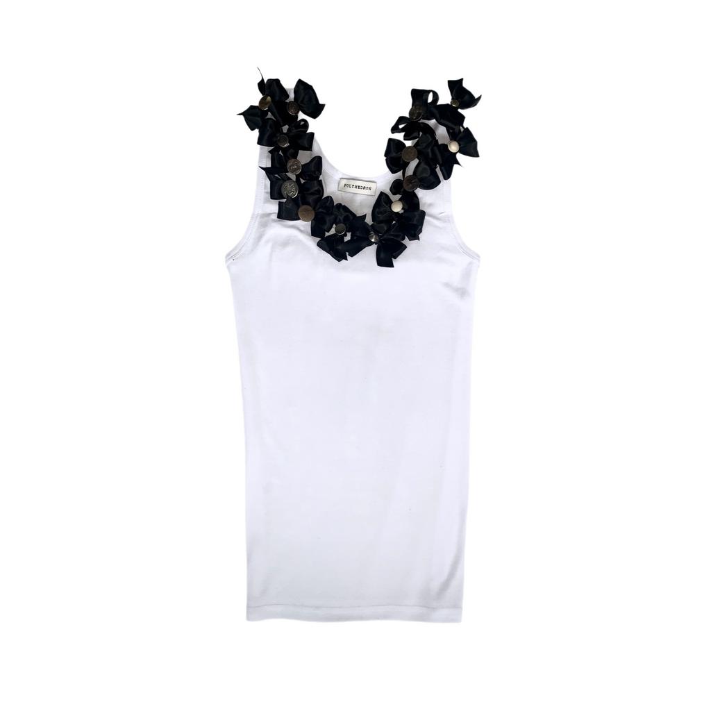 Black Bows White Top
