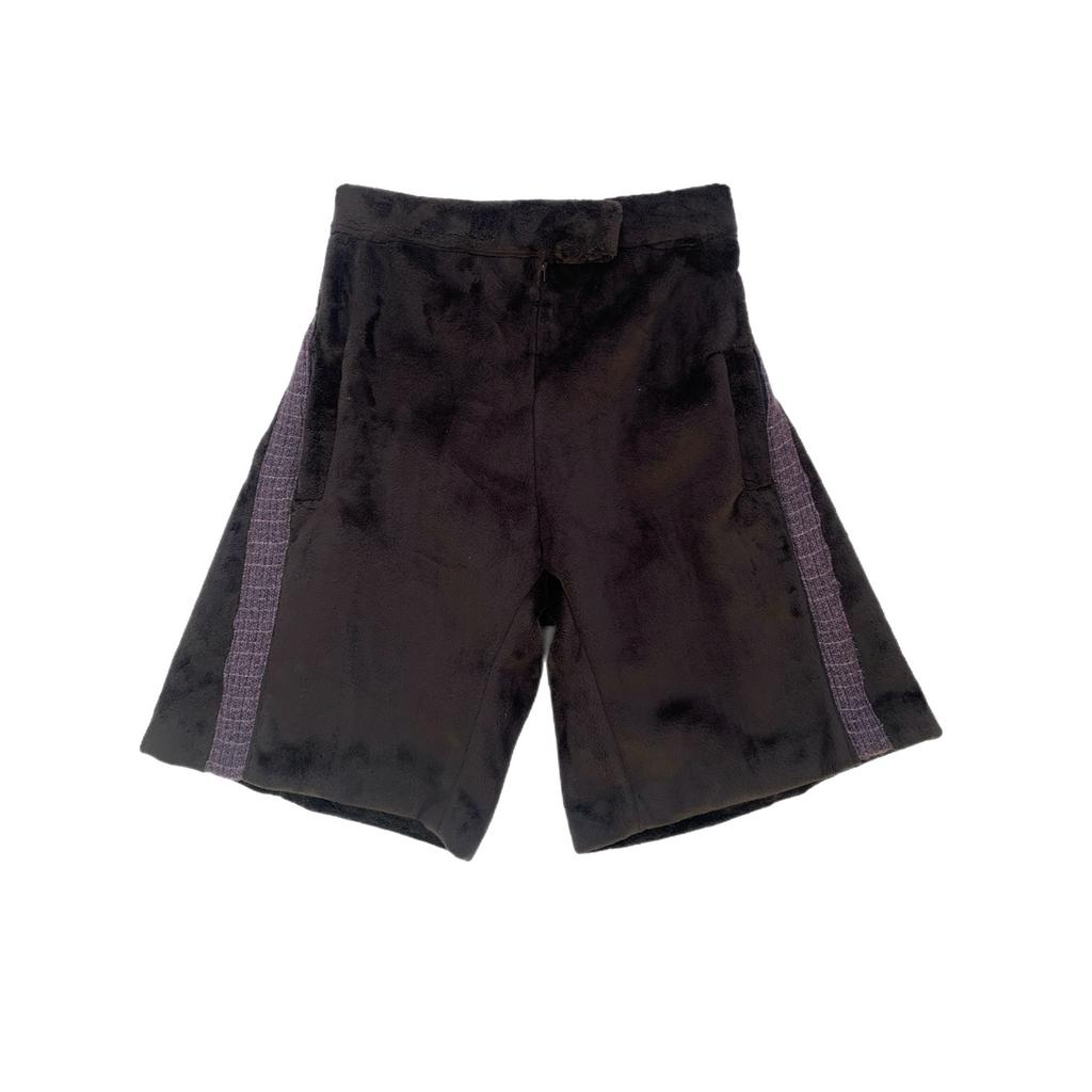 POLYHEDRON x GOOD & BAD: Velour Knee-Length Shorts