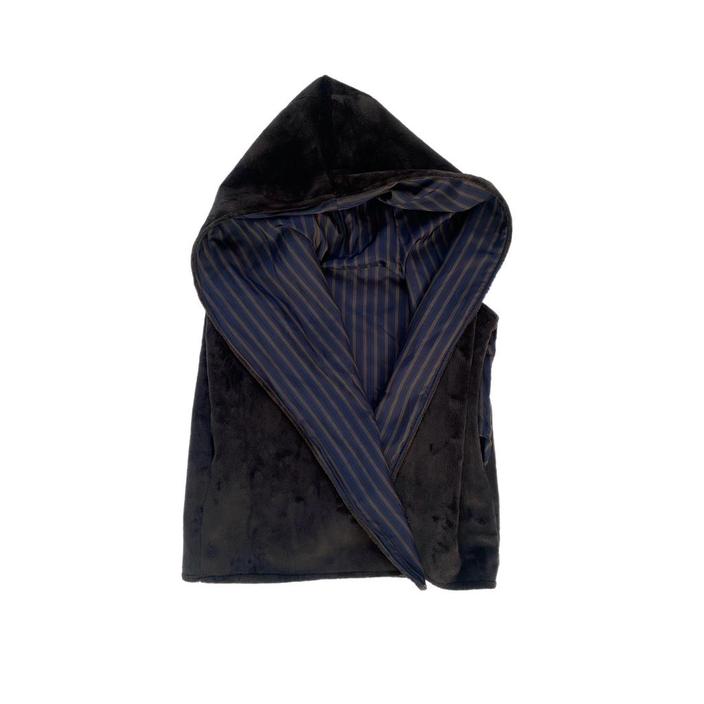 POLYHEDRON x GOOD & BAD: Velour Hooded Vest