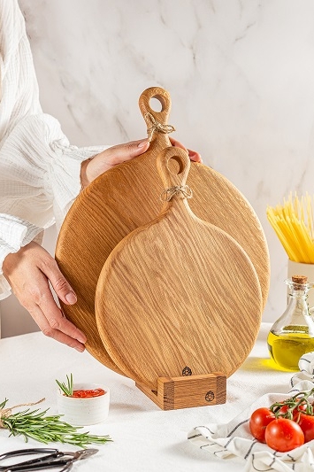 Неаполитано сет разделочные доски/доски для пиццы из дуба