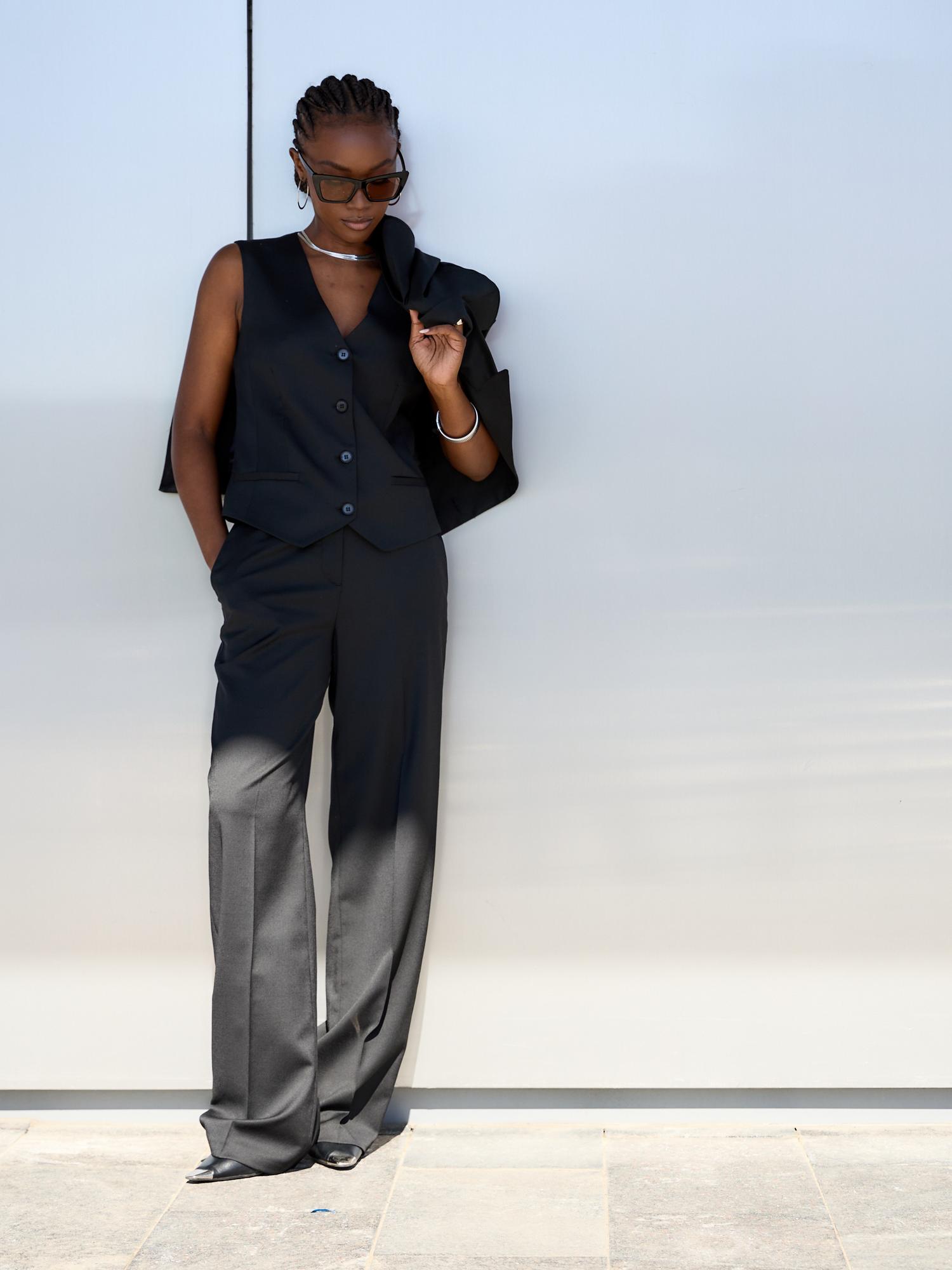 Костюмный жилет из тонкой шерсти