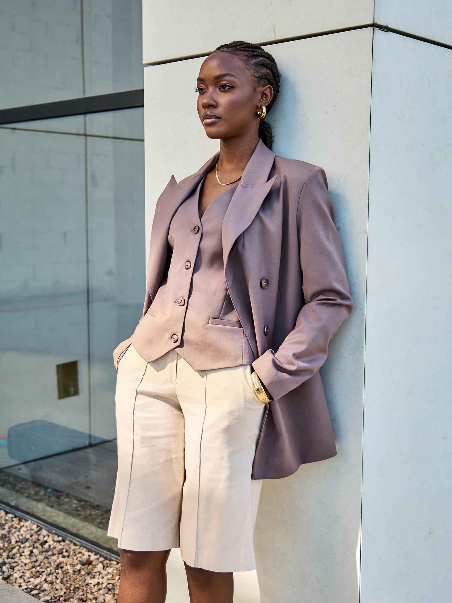 Костюмный жакет из тонкой шерсти