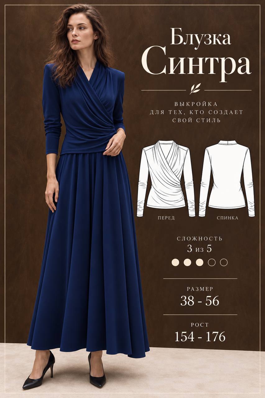 Выкройка блузки "Синтра"