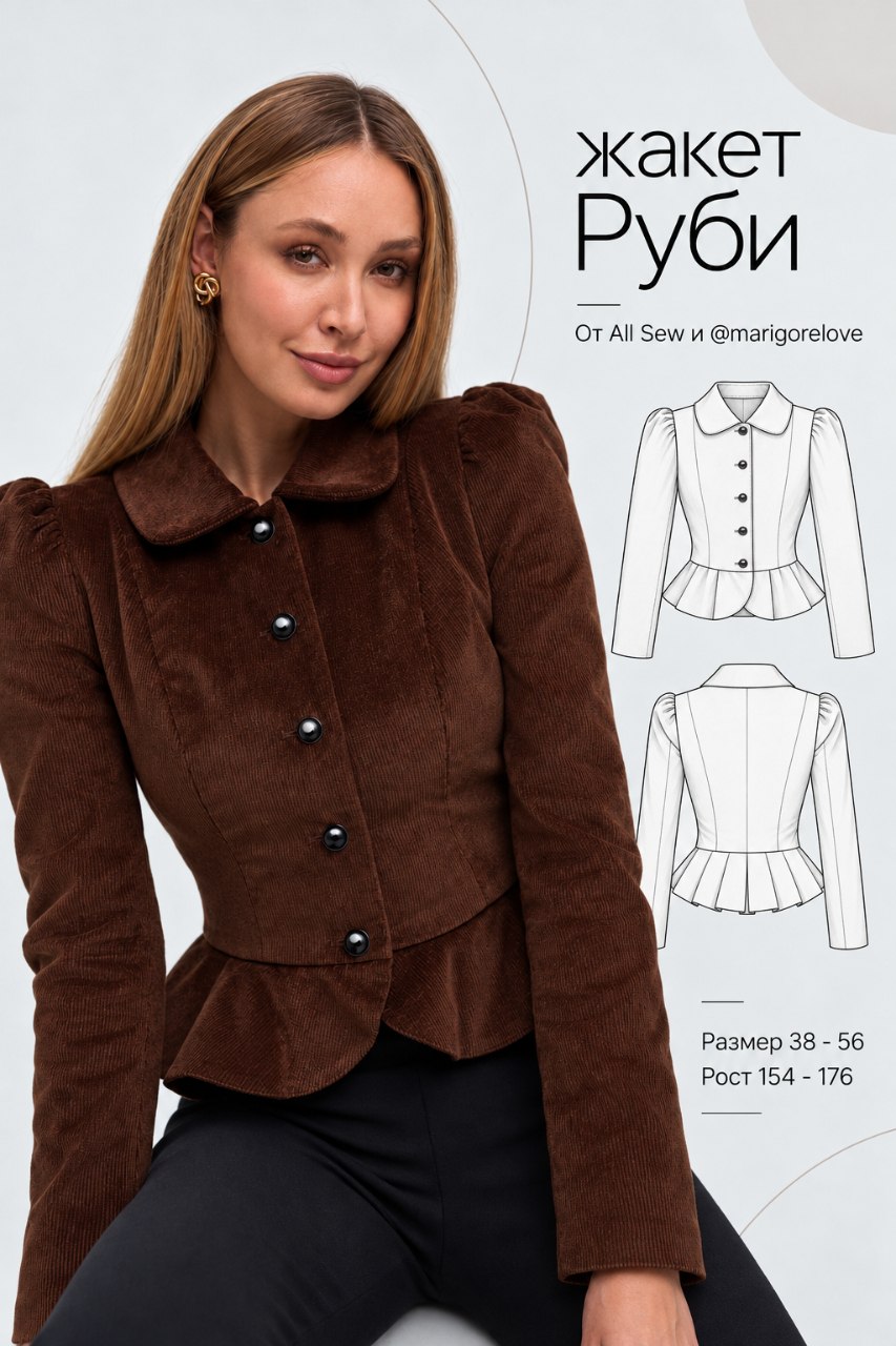 Выкройка жакета "Руби"