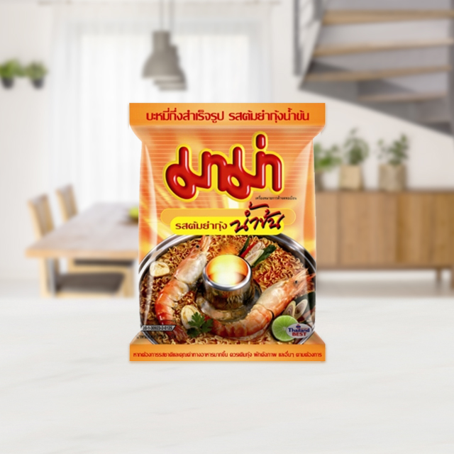 Лапша МАМА Кремовый Том Ям (Instant Noodles Shrimp Creamy Tom Yum Flavour). 100% аутентичный Таиланд