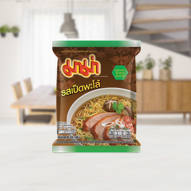 Лапша МАМА со вкусом Утки Pa-Lo (Instant Noodles Pa-Lo Duck Flavour). 100% аутентичный Таиланд