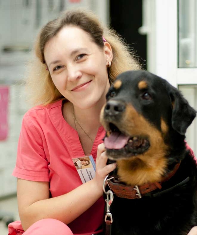 Рябченкова Олеся Сергеевна, ветеринарный врач (офтальмология, терапия, гастроэнтерология,  УЗИ-диагностика)