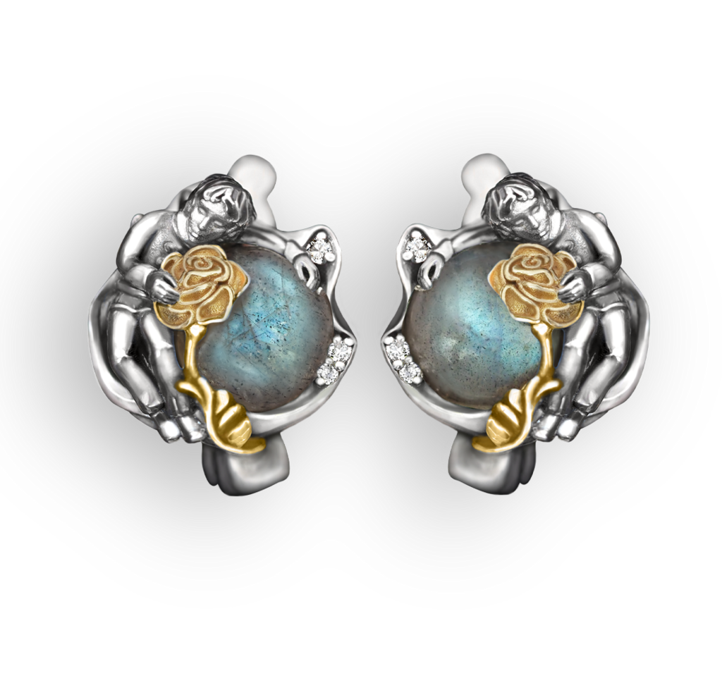 Серьги "На моей планете" (925)