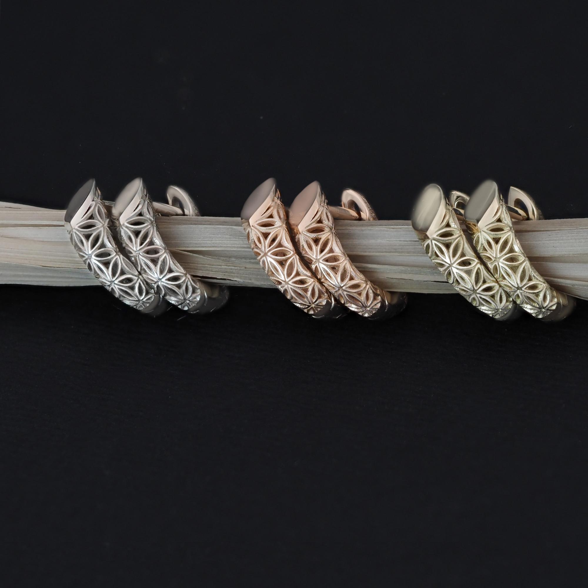 Серьги "Просветление" 585