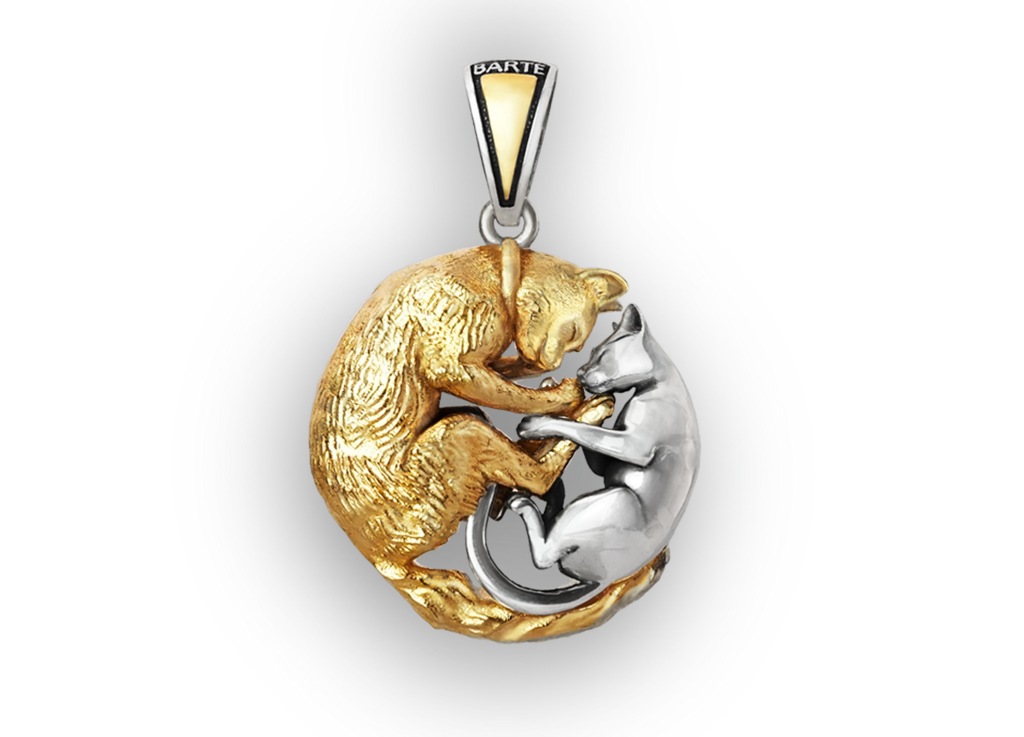 Кулон "Котики" 25мм