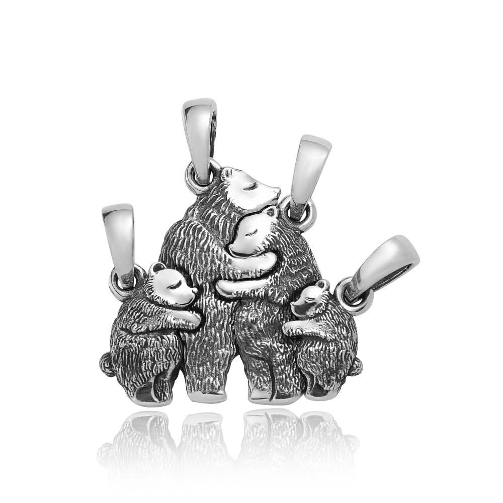 Кулоны - Пазлы "Мишки"