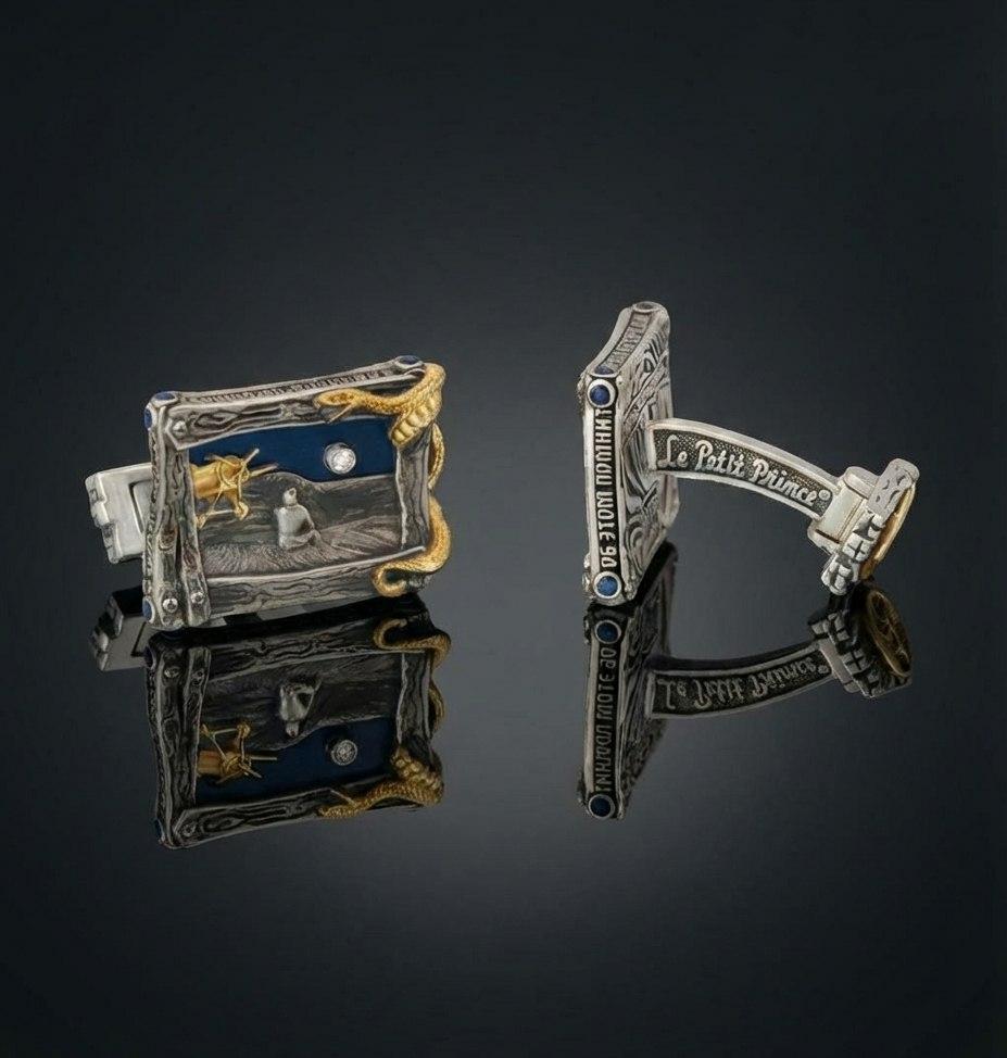 Запонки "Все взрослые были детьми"