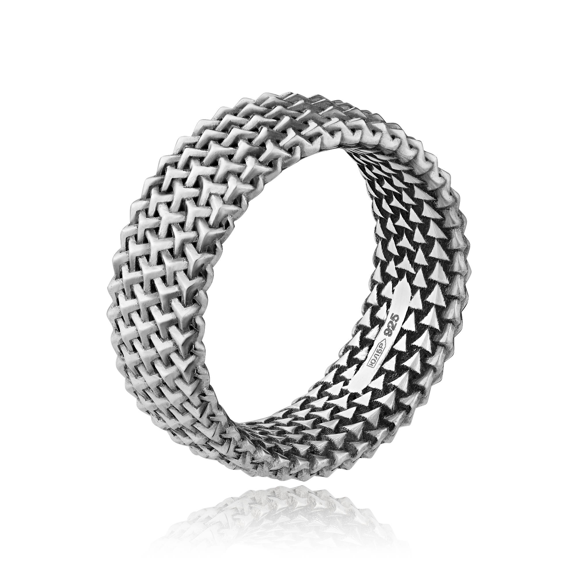 Кольцо (широкое) "Бесконечность S"