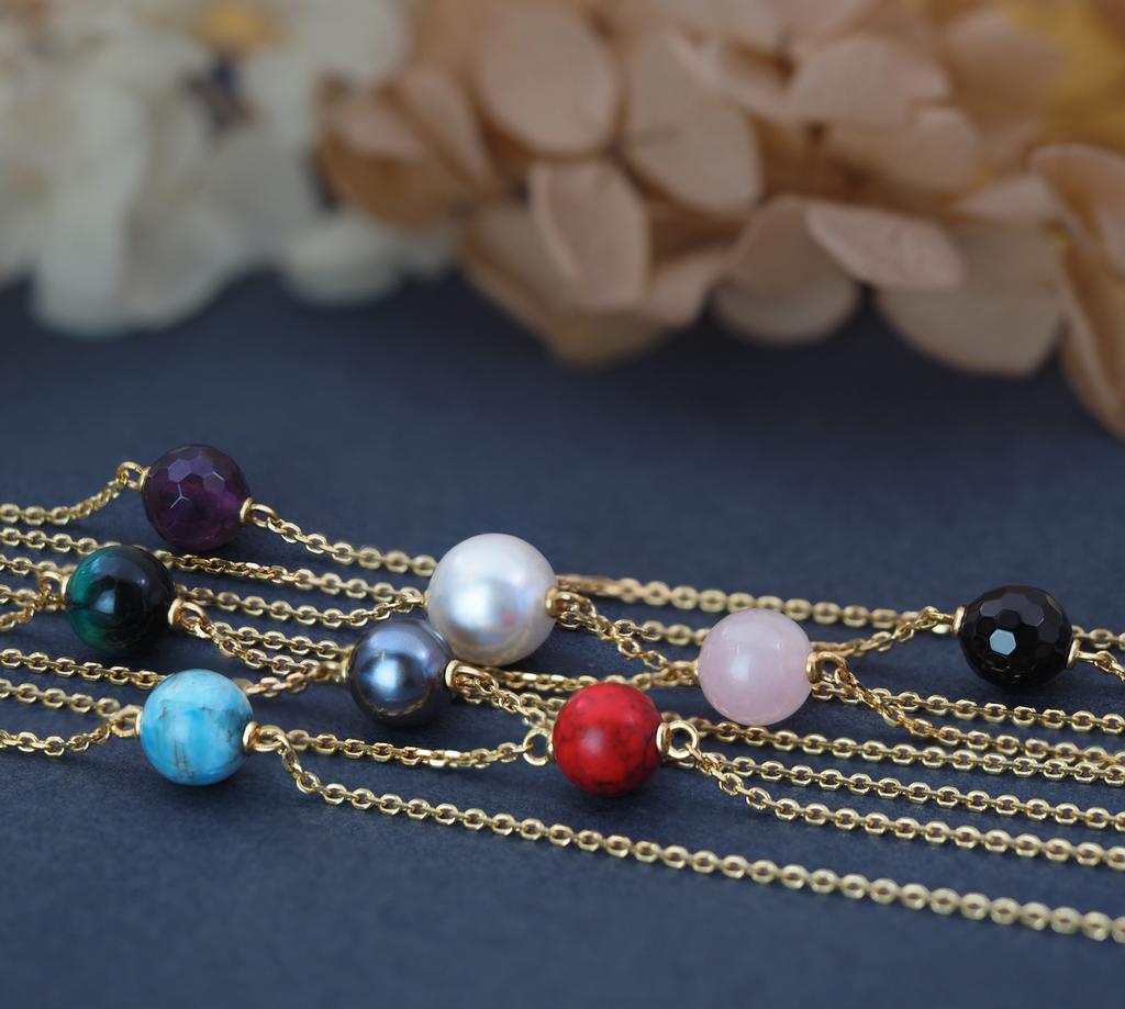 Чокер серебряный "Монпансье"