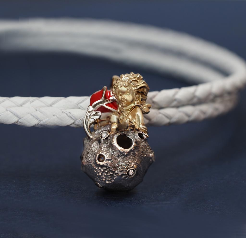 Подвеска "Принц на планете" золото 585