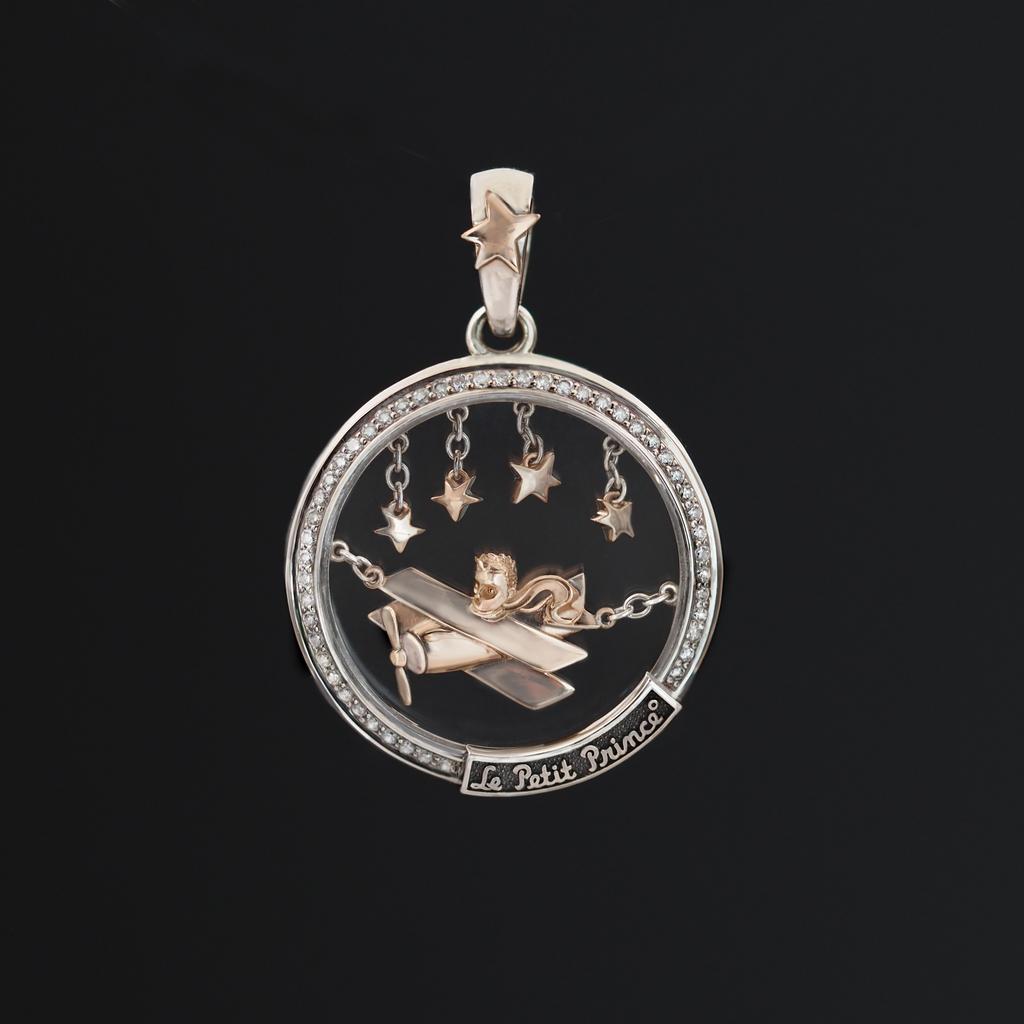 Подвеска" К звездам" золото 585