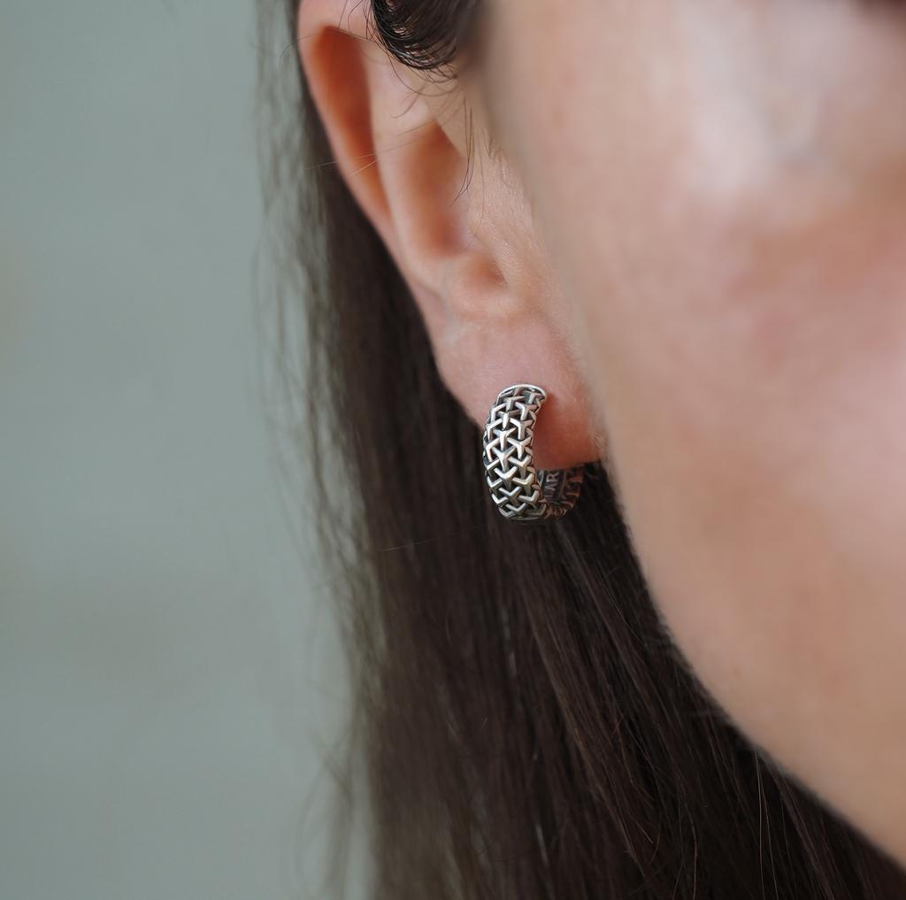 Серьги "Бесконечность" (D-15,S)