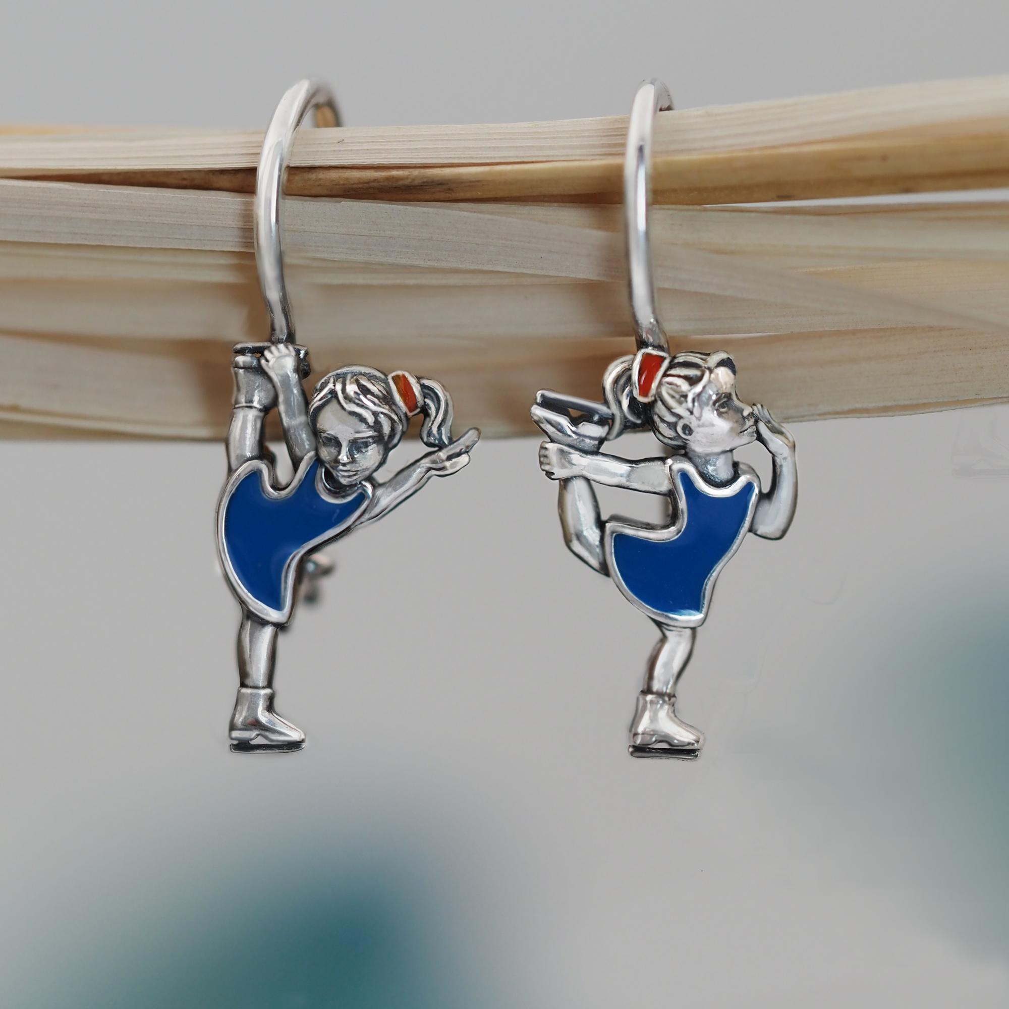 Серьги Фигуристки