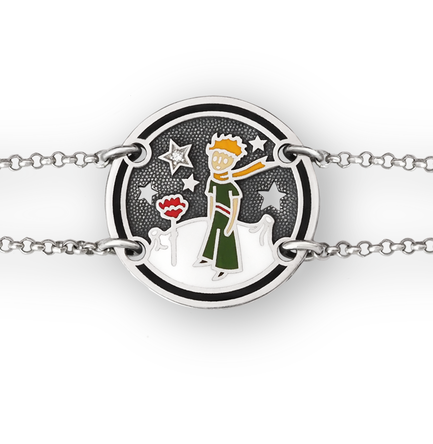 Браслет "Маленький Принц" ( круглый на цепочке)