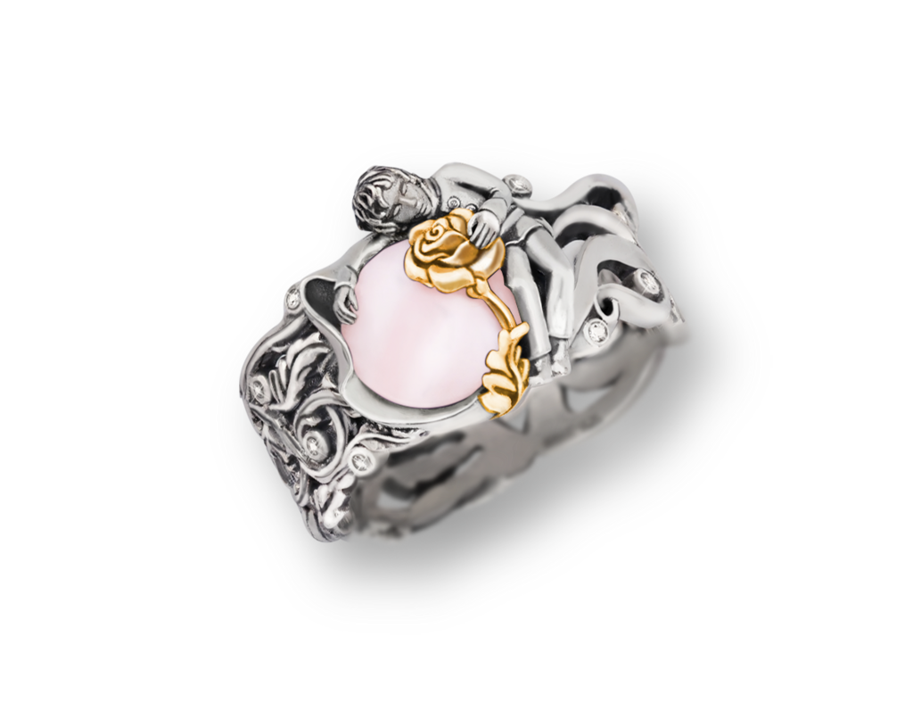 Кольцо На моей планете ( лунный камень)