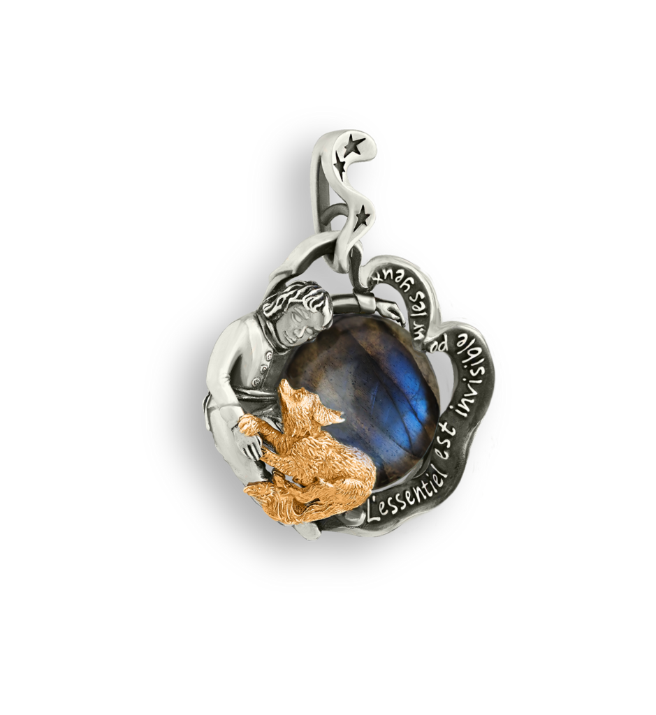 Кулон "На моей планете" 20 мм (французская фраза)