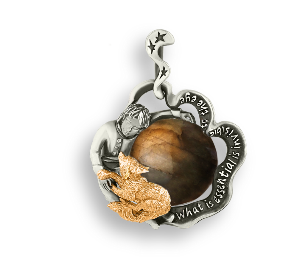 Кулон "На моей планете" 25 мм (англ. фраза)