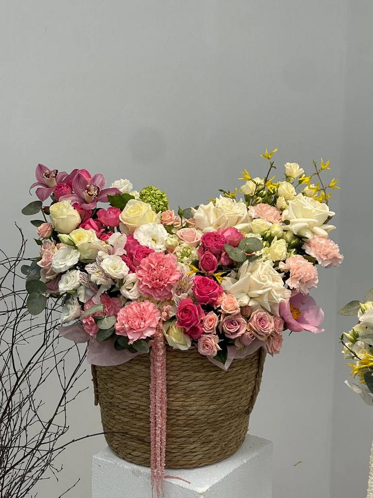 Корзина с цветами