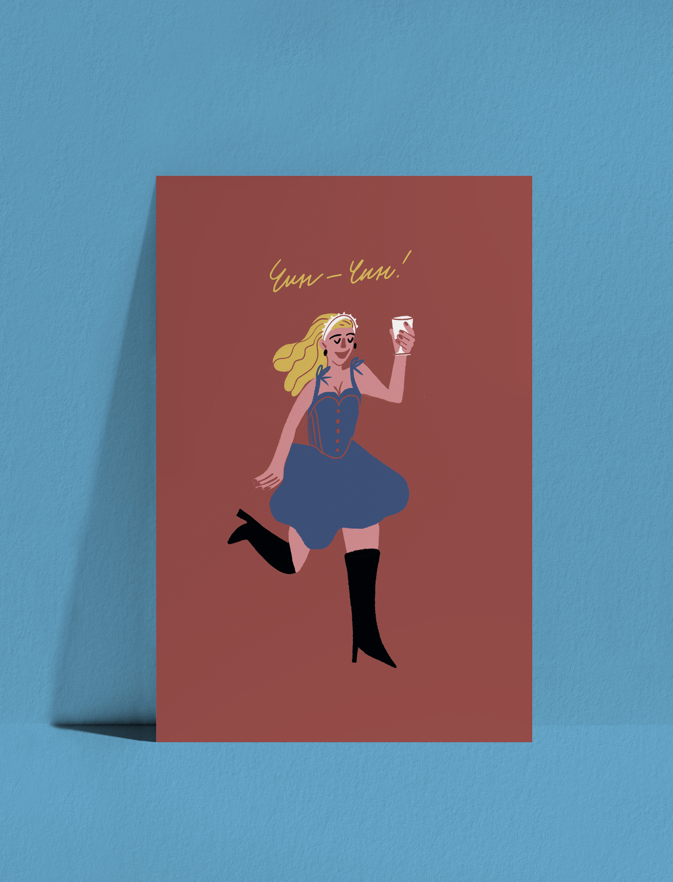 Открытка Чин-Чин!