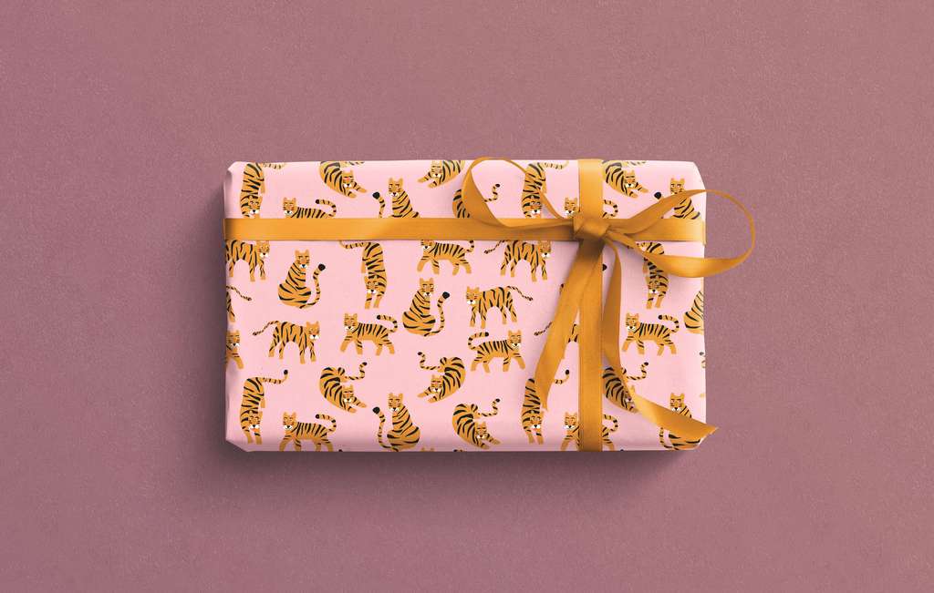 Упаковочная бумага Тигры