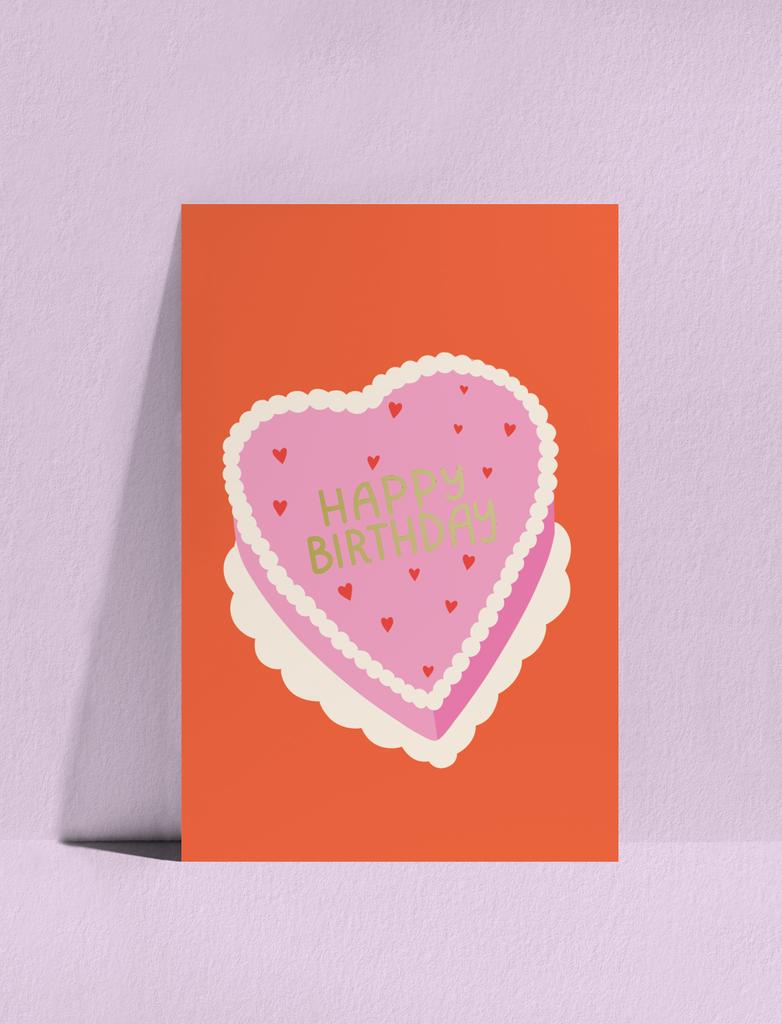 Открытка Birthday Cake