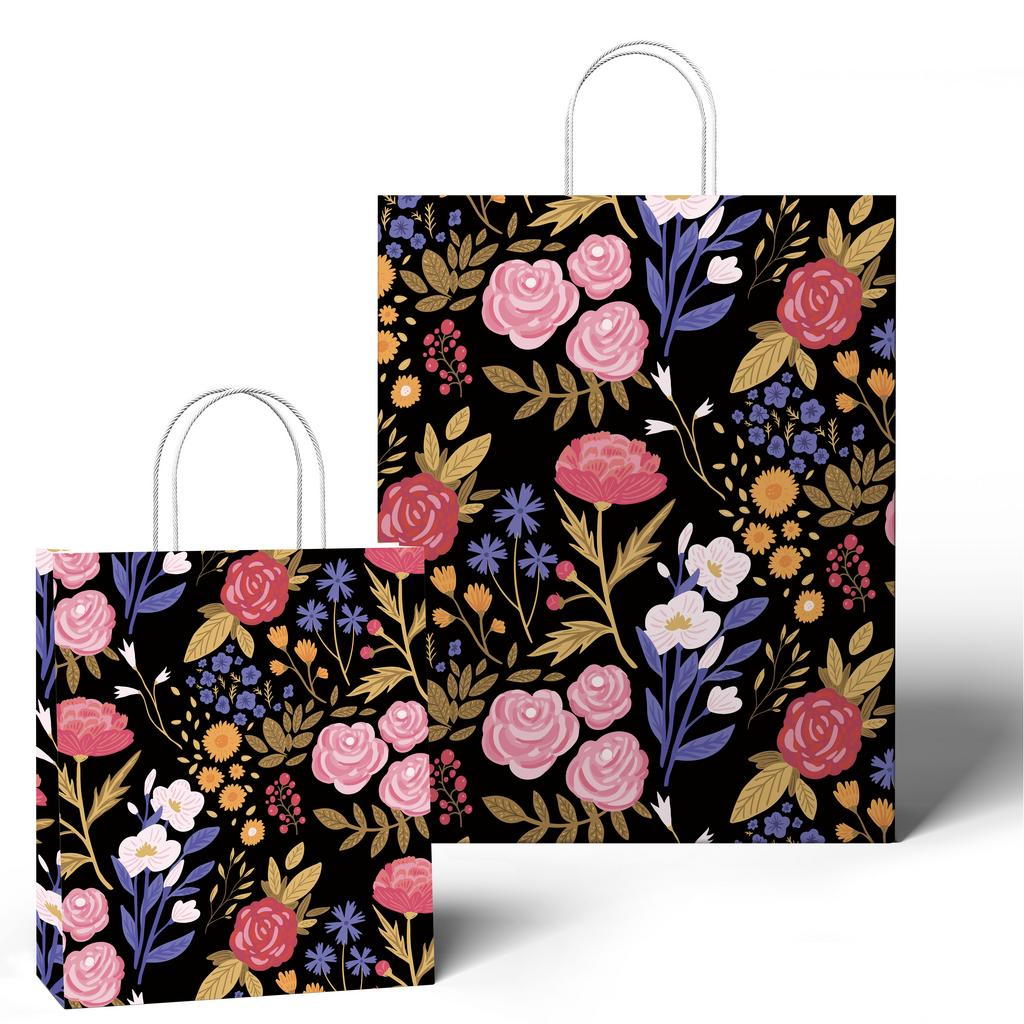 Подарочный пакет Пионы