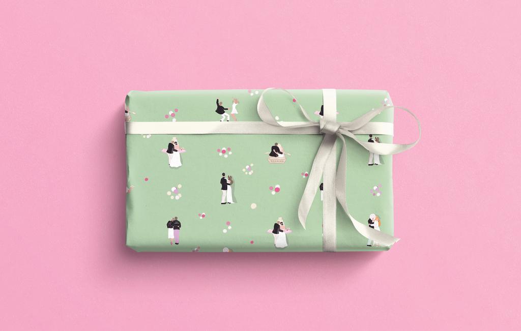 Упаковочная бумага Wedding Day