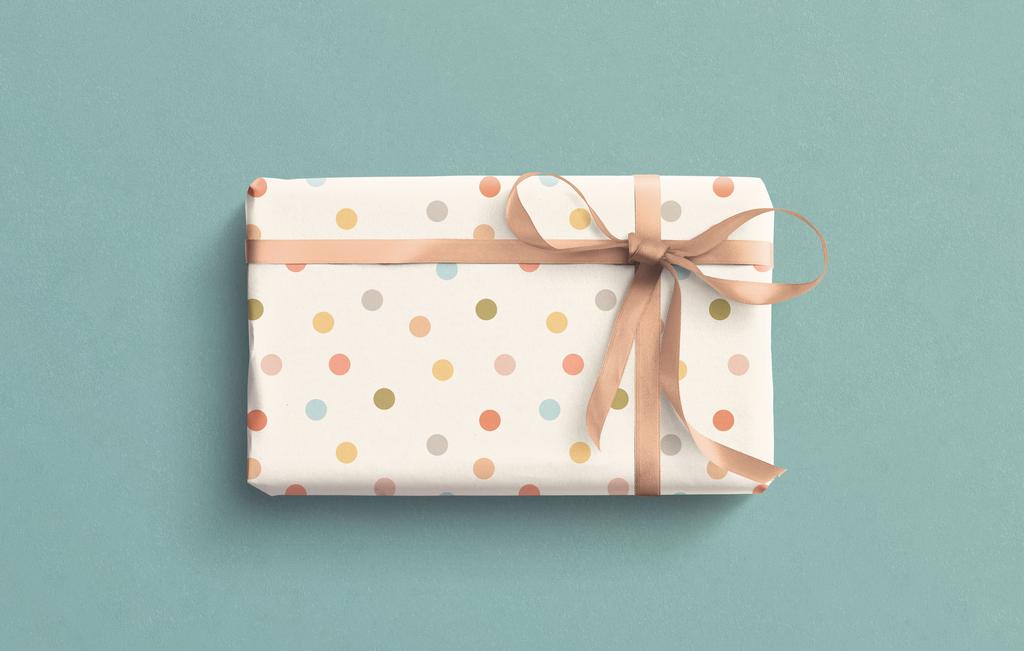 Упаковочная бумага Горошек (Двухсторонняя)