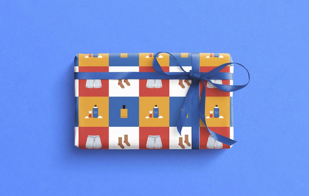 Упаковочная бумага Мужские подарки