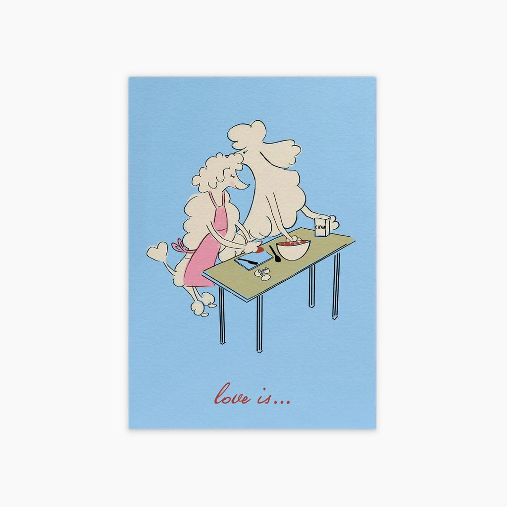 Открытка Love is ... простые вещи