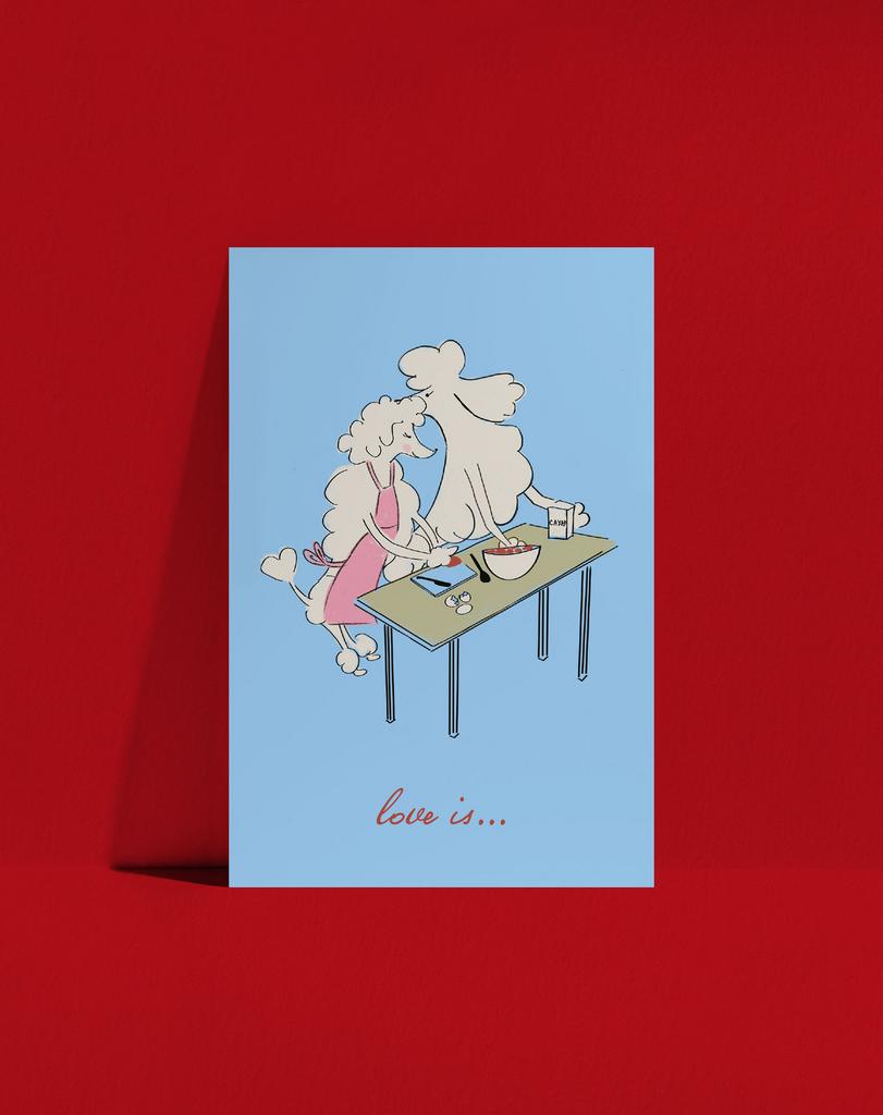 Открытка Love is ... простые вещи