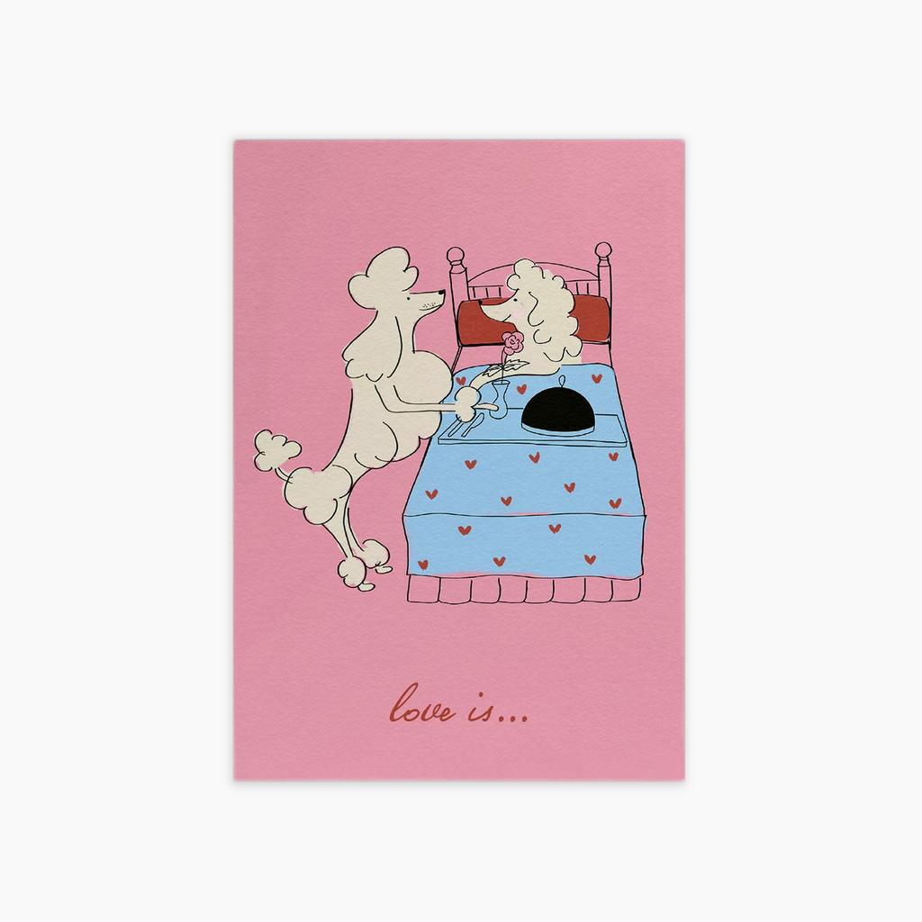 Открытка Love is ... забота