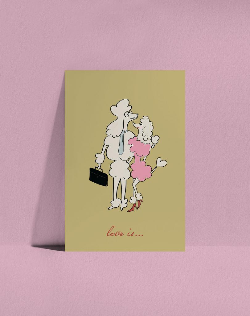 Открытка Love is ... различия