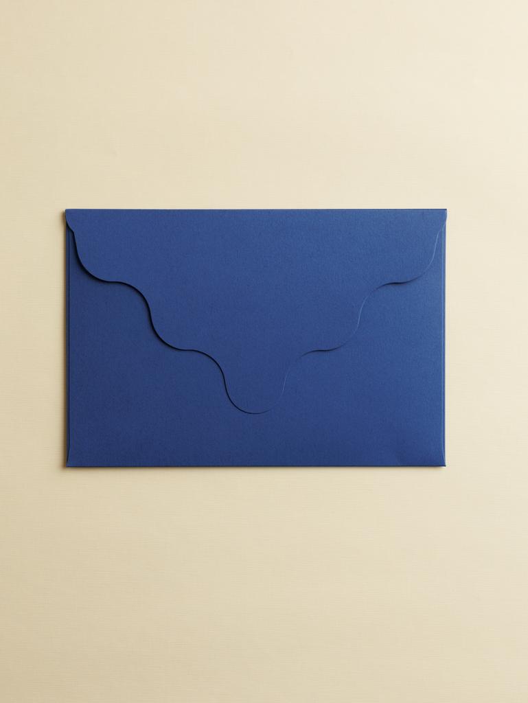 Конверт резной Тёмно-синий