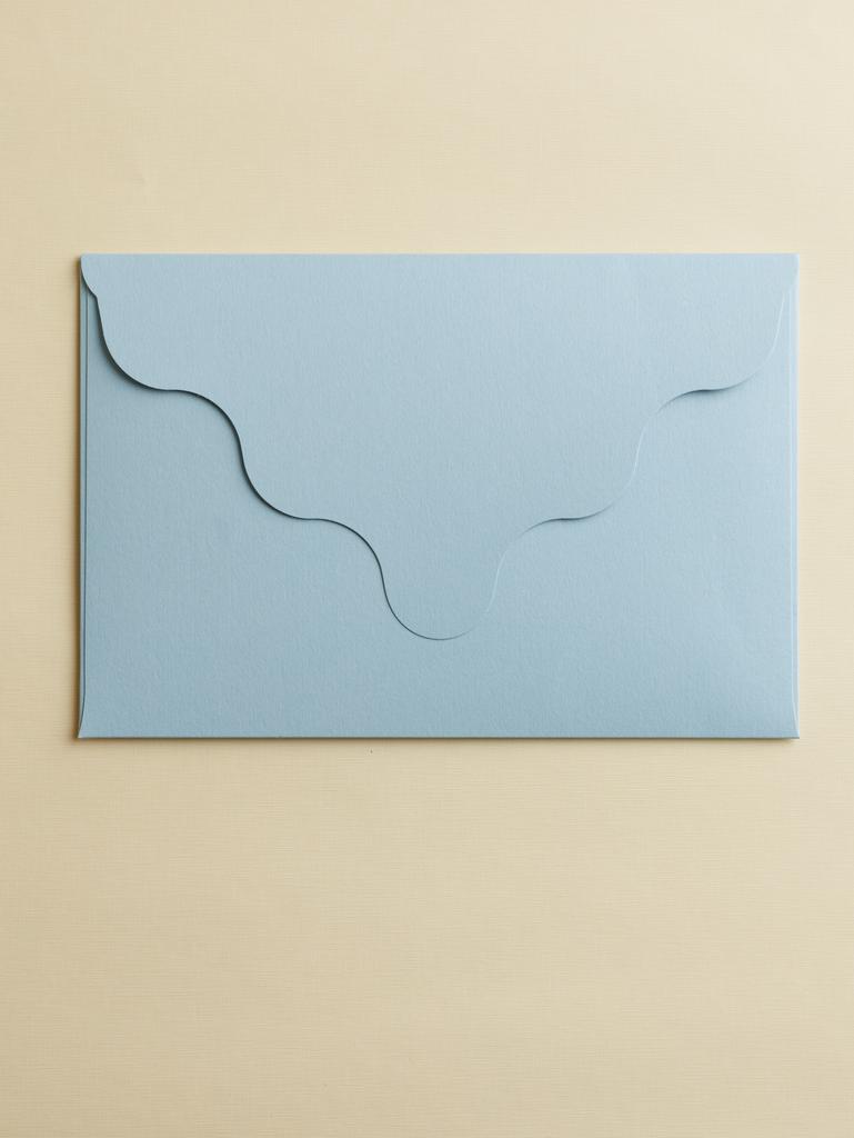 Конверт резной Голубой