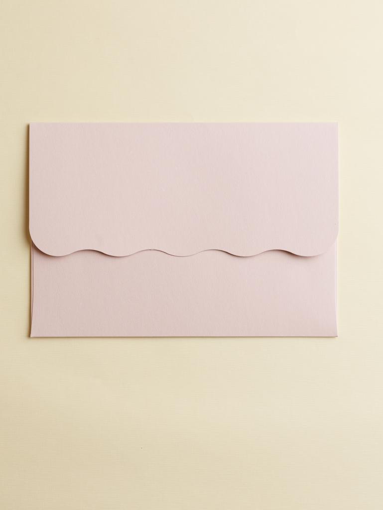 Конверт Волна Пудровый