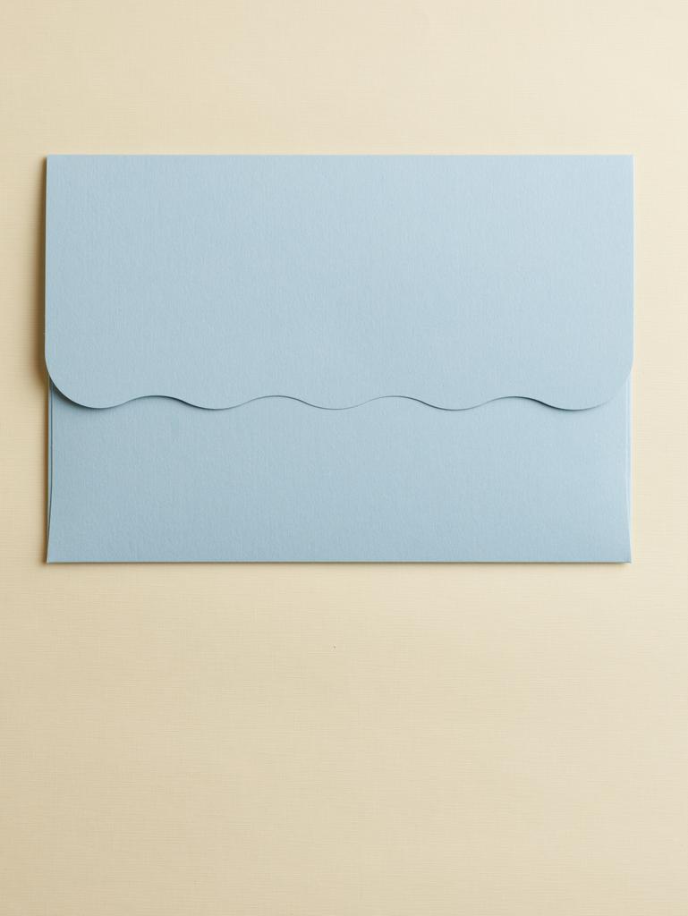 Конверт Волна Голубой