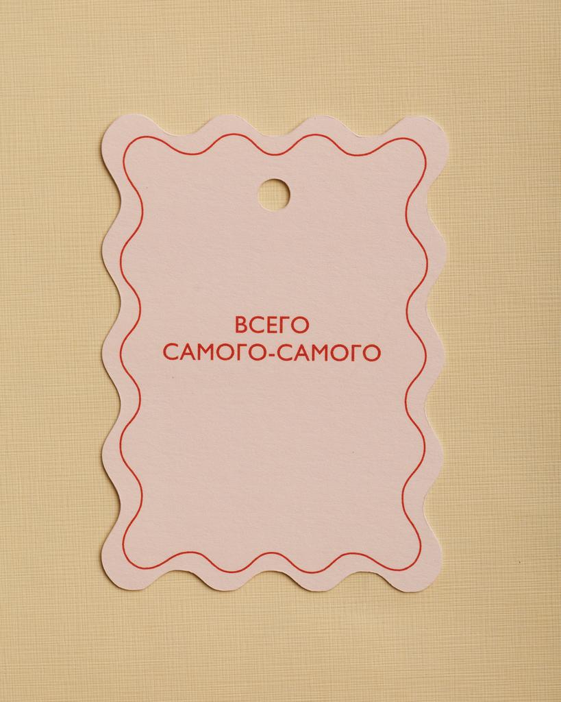 Бирка волна Всего самого!