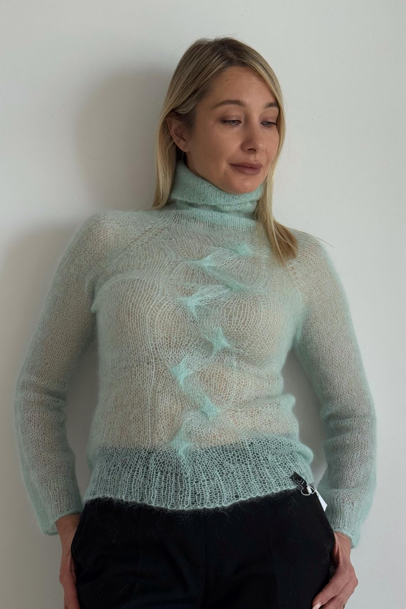 Паутинка Волна бирюзовая