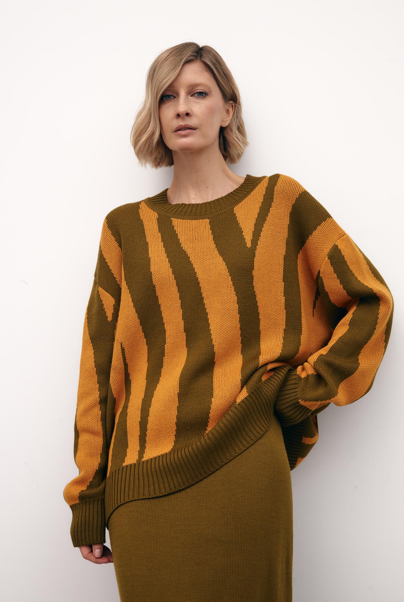 Джемпер зебра