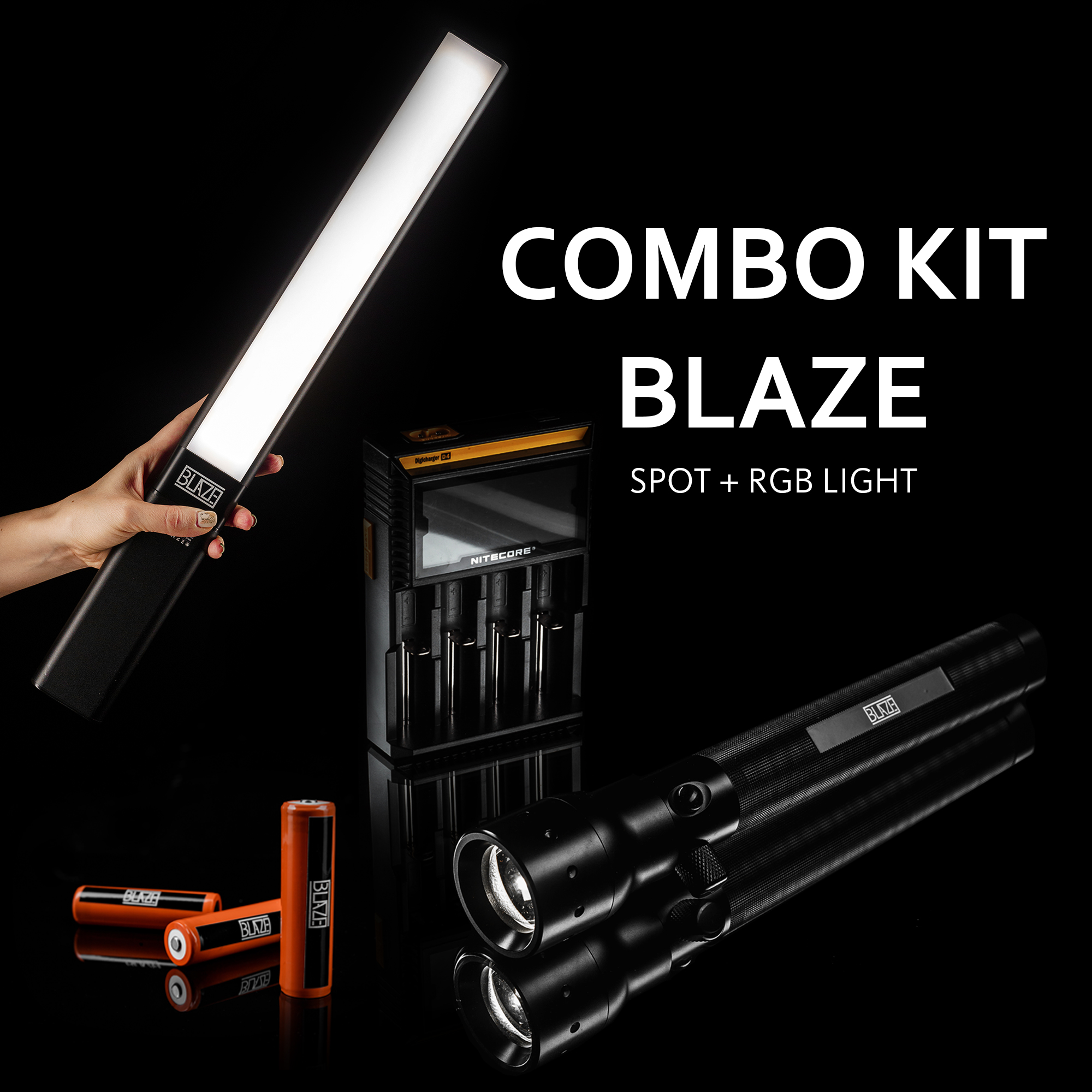 BLAZE COMBO KIT (с фонарем Compact либо Basic)