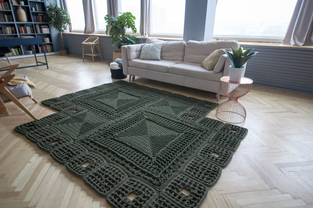 Видео мастер-класс "Ковер LaceBills (Банкноты)"