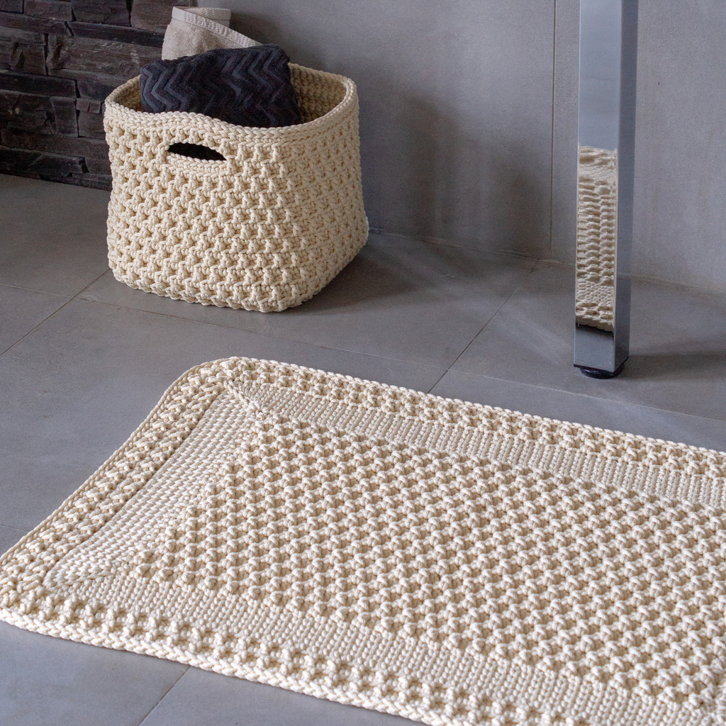 Видео мастер-класс прямоугольный коврик, коллекция "Mosaic" (Мозаика)