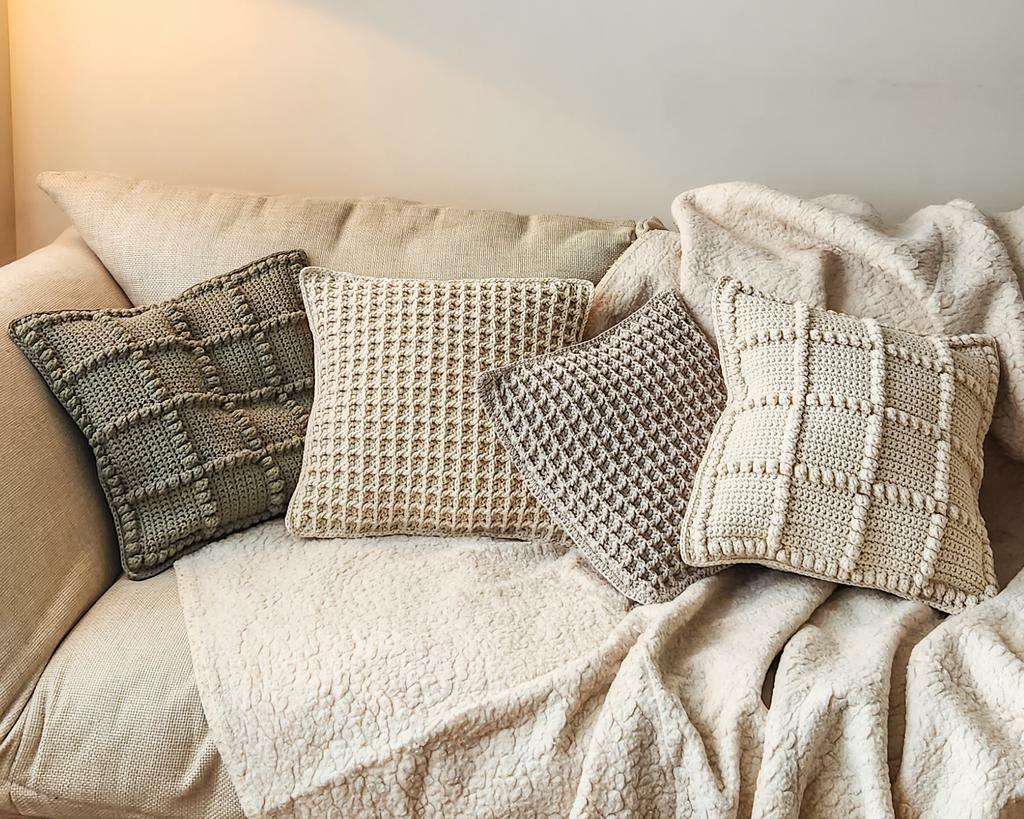 Видео мастер-класс "Подушки в клетку"