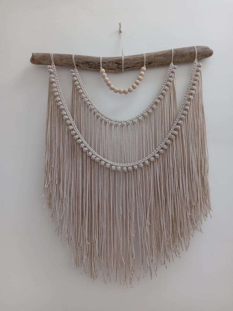 Обучающий мастер-класс по плетению "Панно Полукруглое с  бусинами"